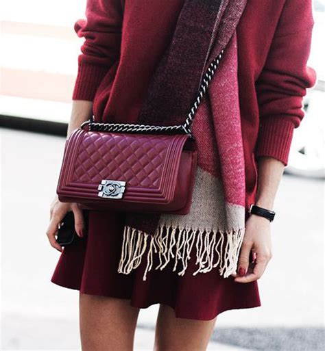 outfit borsa chanel elegante|purple Chanel bag outfit.